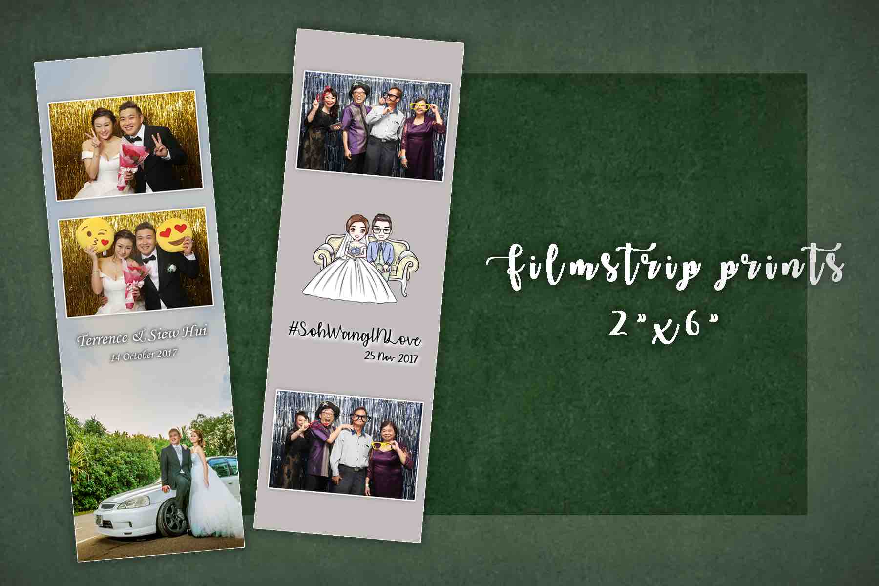 Filmstrip Photo Booth Template Film Strip Wedding Photo Booth